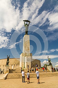 Editorial, Liberty or Freedom Statue in Budapest, Hungary